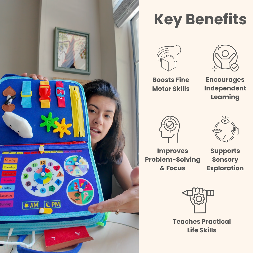 Toddla™ Montessori Busy Board