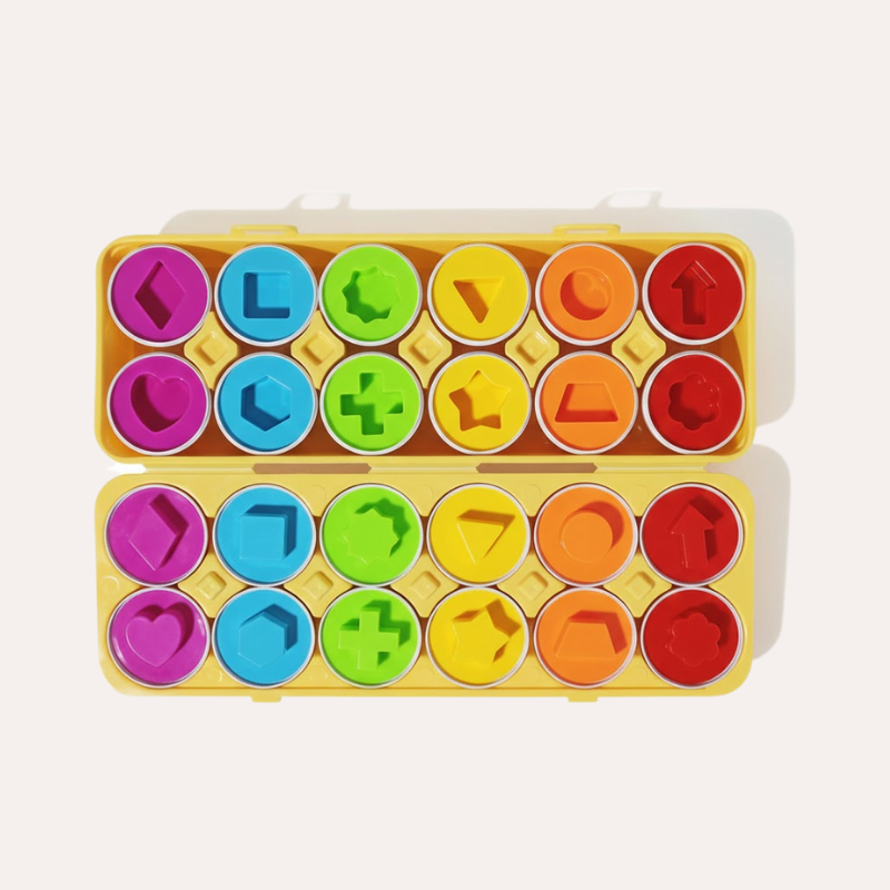 Toddla™ Montessori Geometric Eggs