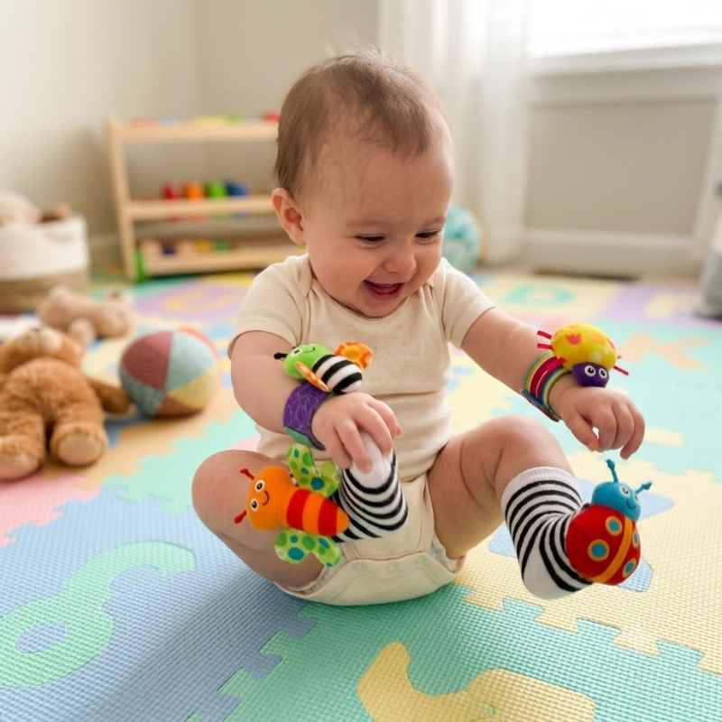 Toddla™ Rattle Toy Socks image 2