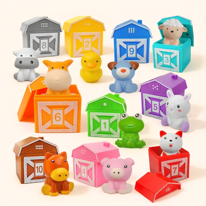 Toddla™ Montessori Farm Animal Set (20pcs) image 1